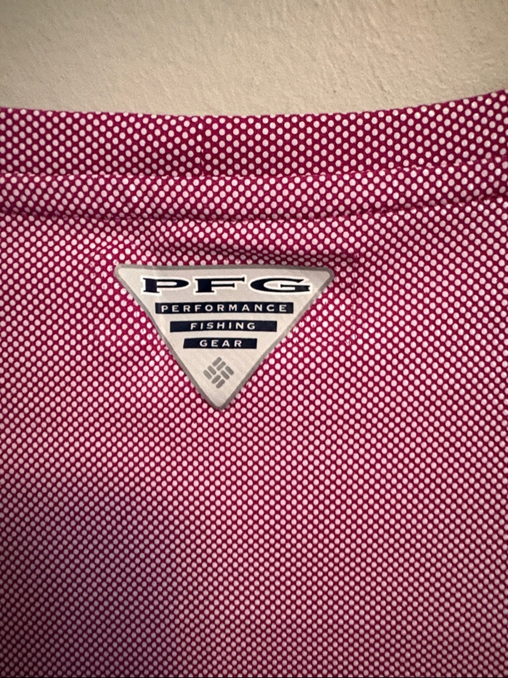 Columbia Long Sleeve Performance Shirt - Raspberry - Picture 5 of 8